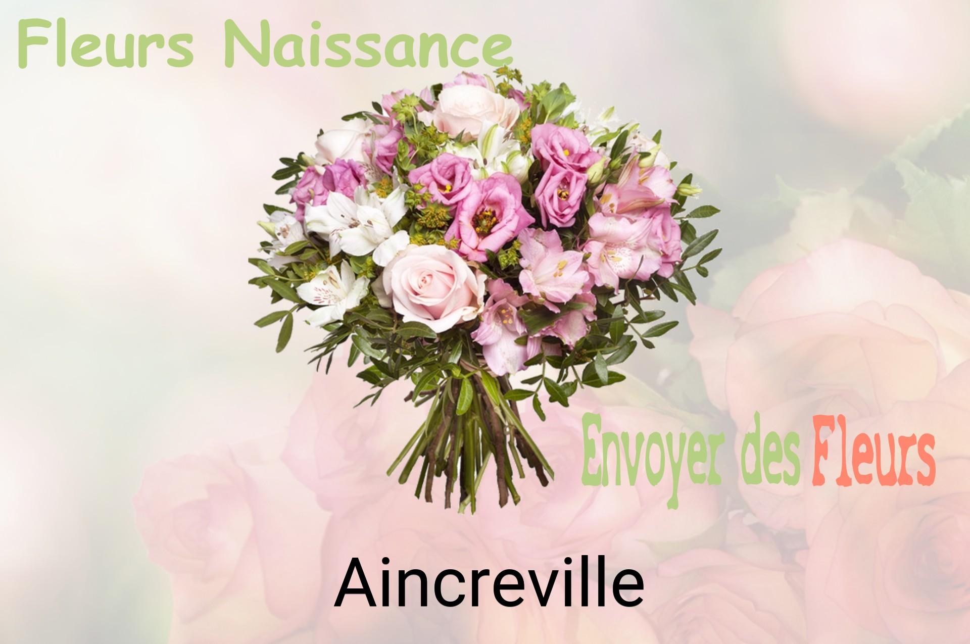 Bouquet de fleurs de naissance livré à Aincreville